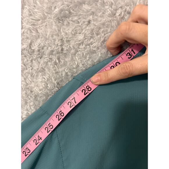 Columbia PFG Omni-Shade Vented Fishing Shirt Men’s Large Teal Long Sleeve - Picture 9 of 15